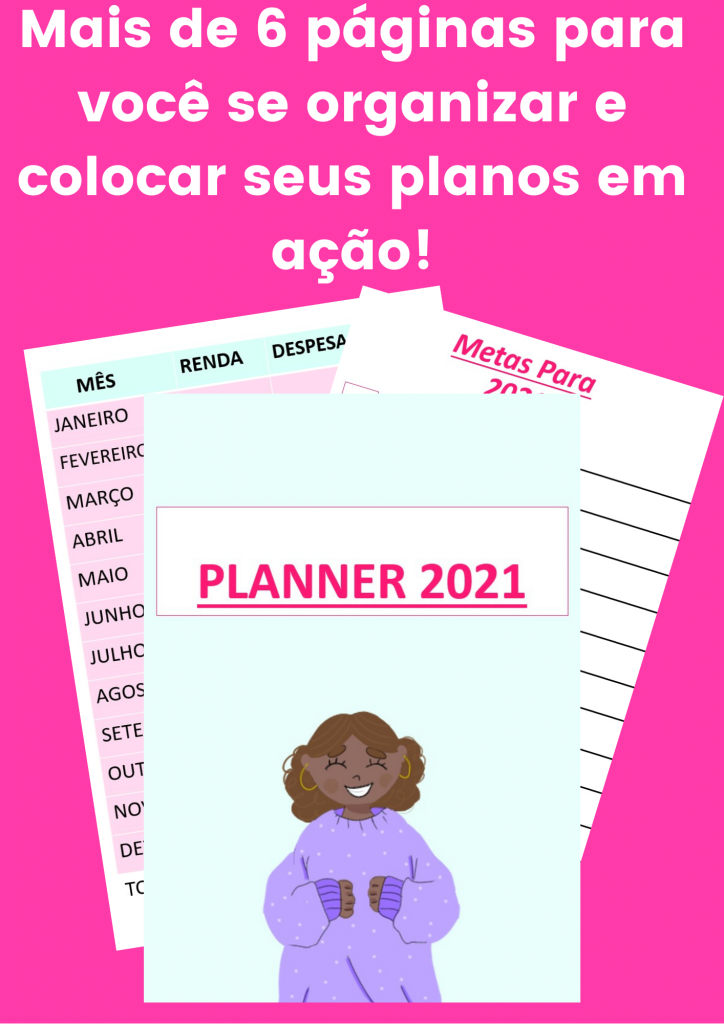 Planner 2021 Empreendedorismo Autocuidado