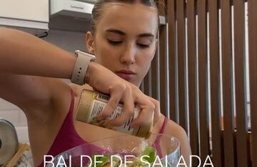 Como fazer o balde de salada viral do TikTok