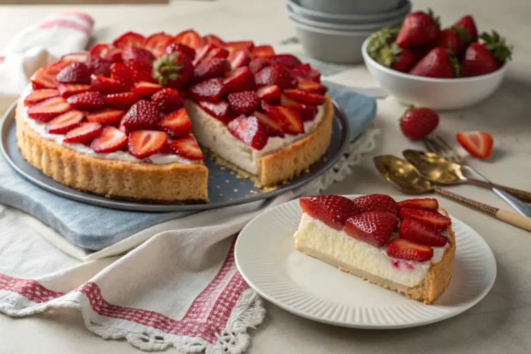 receita facil de torta de morango